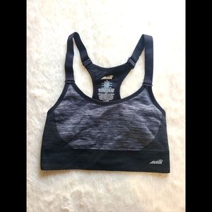 Black/Gray Sports Bra. L